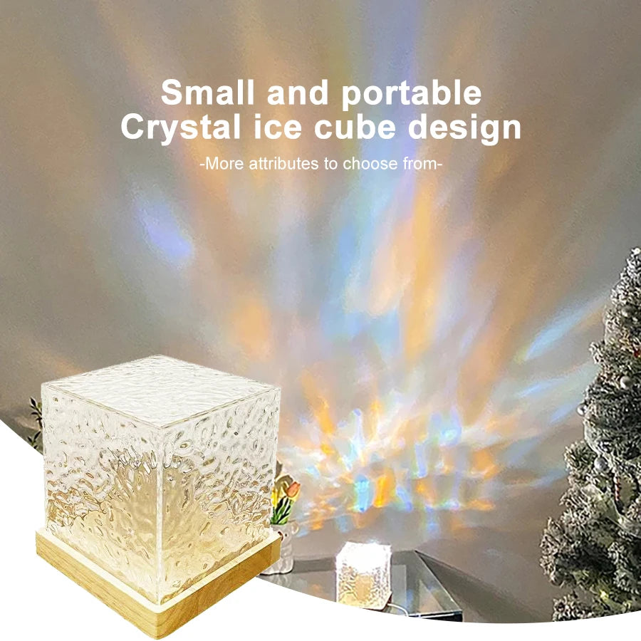 Ice-cube Crystal Lamp